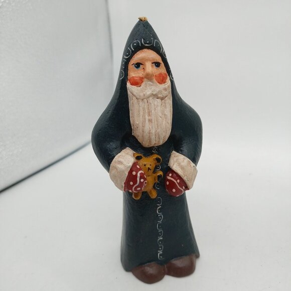 Randy Tate Santa Folk Art Set Of 2 READ - Picture 5 of 16